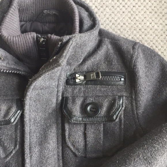 Boys charcoal coat - Picture 2 of 2